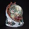 Roman 7.75" LED Lighted Santa in Sleigh Musical Christmas Snow Globe